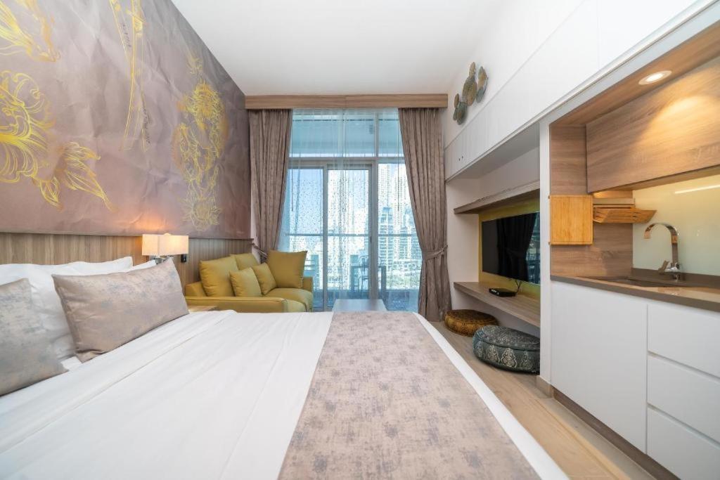 Higuests - Designer Studio In Dubai Marina With Amazing Views Luaran gambar